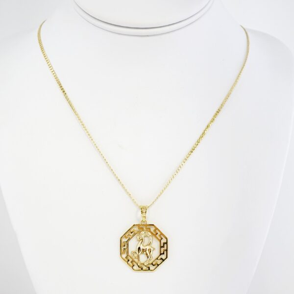 Cadena de Acero Bañada en Oro 14k – CH0209