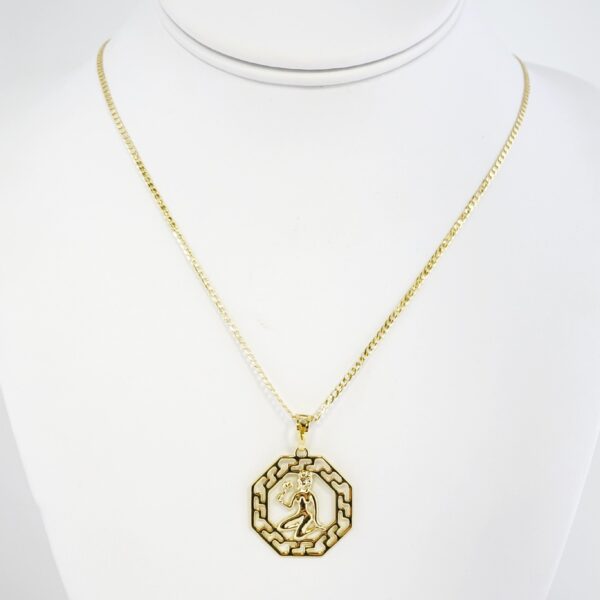 Cadena de Acero Bañada en Oro 14k – CH0208