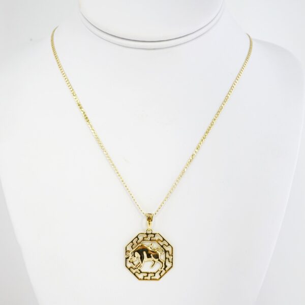 Cadena de Acero Bañada en Oro 14k – CH0207