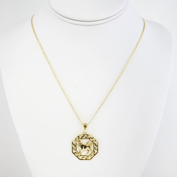 Cadena de Acero Bañada en Oro 14k – CH0206