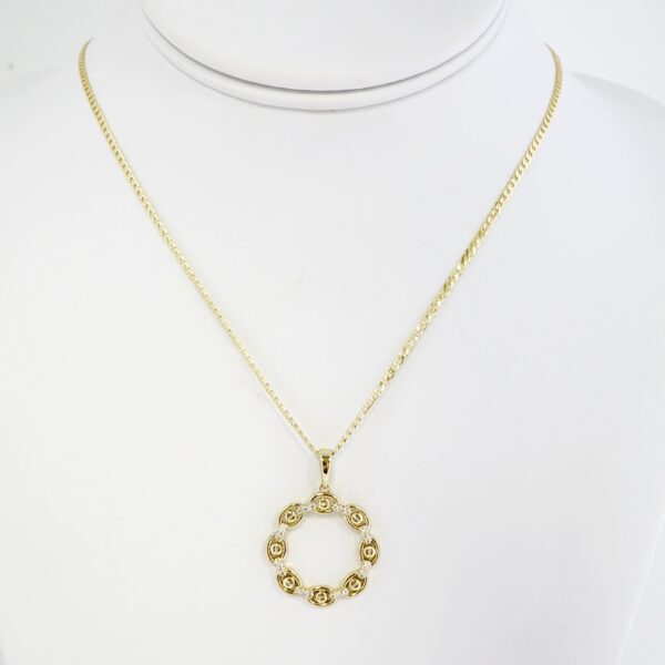 Set de Acero Inoxidable Bañado en Oro 14k - SET077