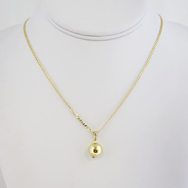 Cadena de Acero Bañada en Oro 14k – CH0213