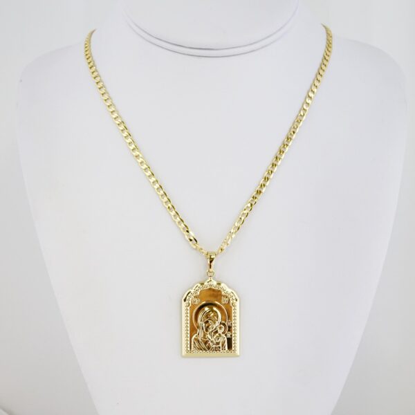 Cadena de Acero Bañada en Oro 14k – CH0220