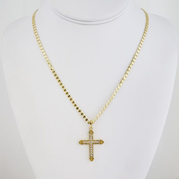 Cadena de Acero Bañada en Oro 14k – CH0223