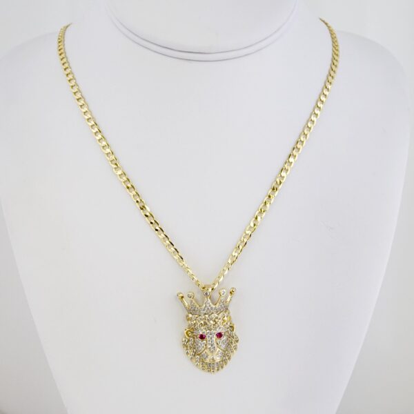 Cadena de Acero Bañada en Oro 14k – CH0232