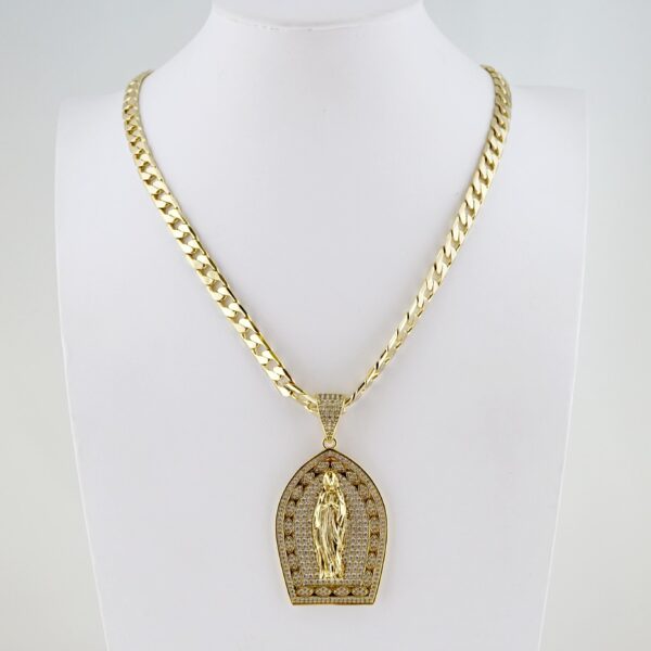 Cadena de Hombre en Acero Bañada en Oro 14k – MCH072