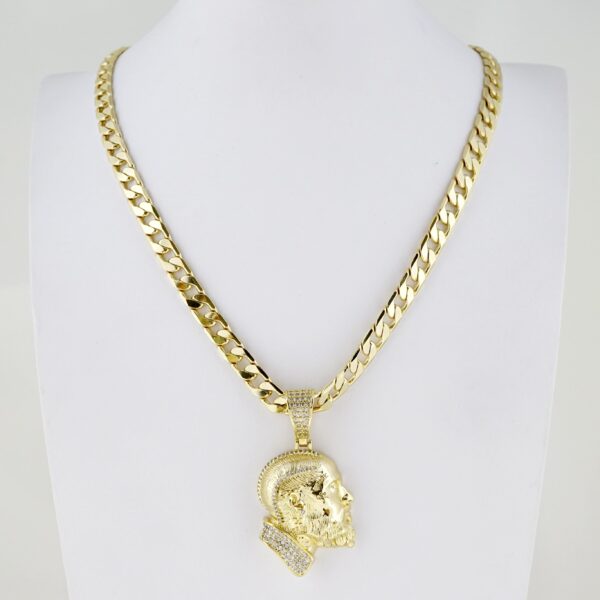 Cadena de Hombre en Acero Bañada en Oro 14k – MCH071