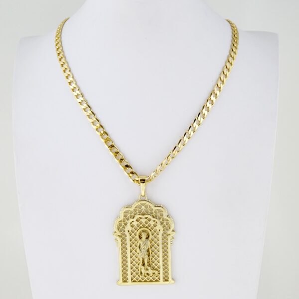 Cadena de Hombre en Acero Bañada en Oro 14k – MCH068