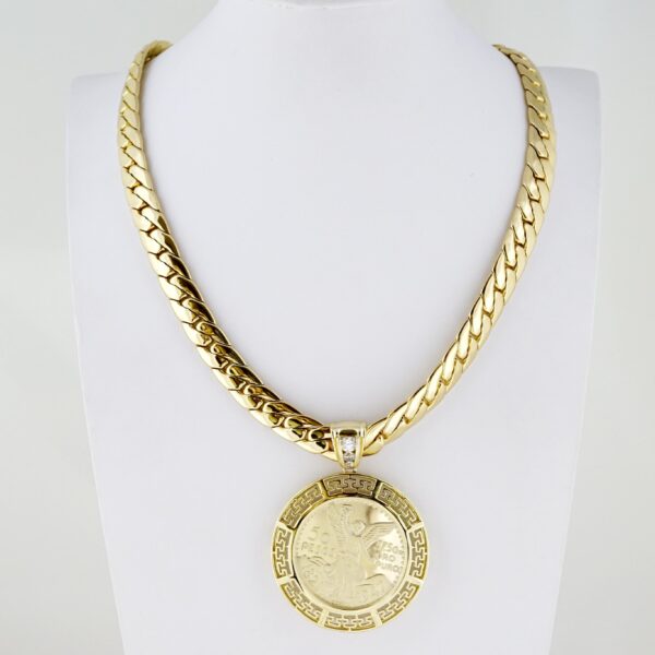 Cadena de Hombre en Acero Bañada en Oro 14k – MCH058