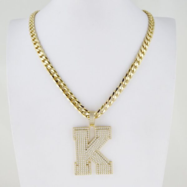 Cadena de Hombre en Acero Bañada en Oro 14k – MCH062