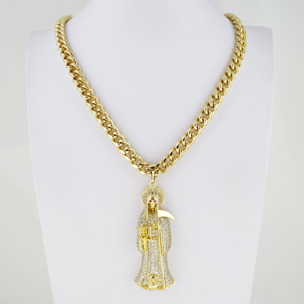 Cadena de Hombre en Acero Bañada en Oro 14k – MCH065