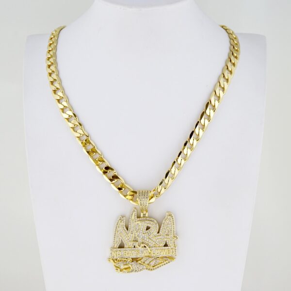 Cadena de Hombre en Acero Bañada en Oro 14k – MCH053