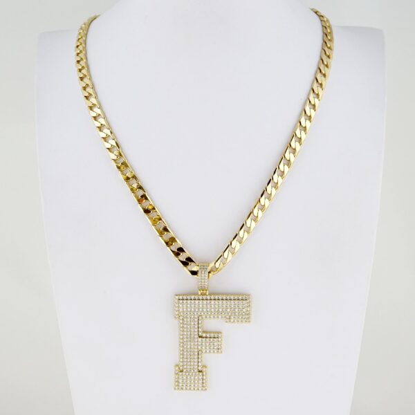 Cadena de Hombre en Acero Bañada en Oro 14k – MCH051