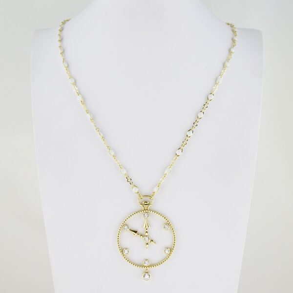 Cadena de Acero Bañada en Oro 14k – CH0235