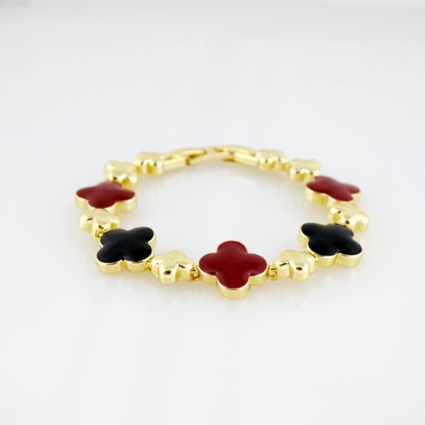 Brazalete de Acero Bañada en Oro 14k - BR0049