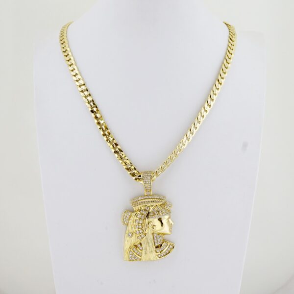 Cadena de Hombre en Acero Bañada en Oro 14k – MCH075