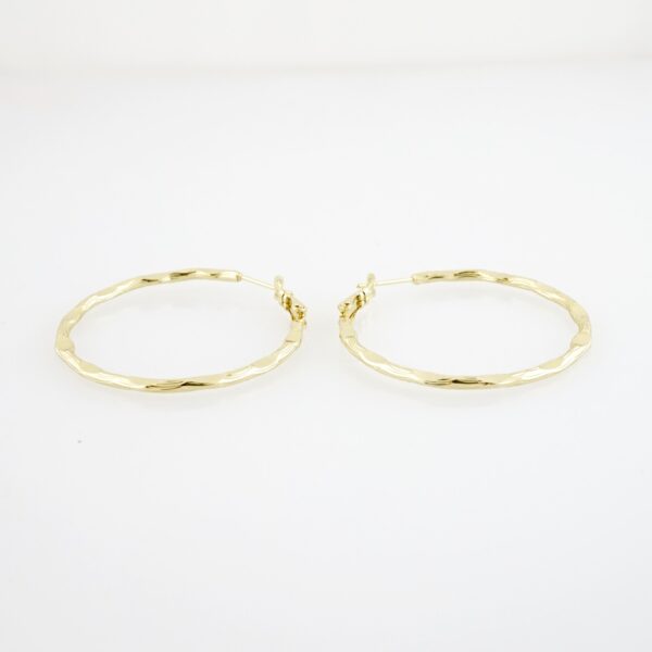 Aretes de Acero Bañado en Oro 14k - EA550