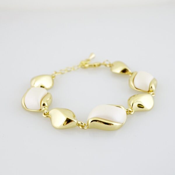 Brazalete de Acero Bañado en Oro 14k - BR0081