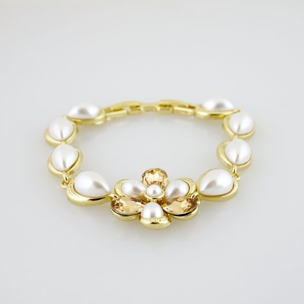 Brazalete de Acero Bañado en Oro 14k - BR0083