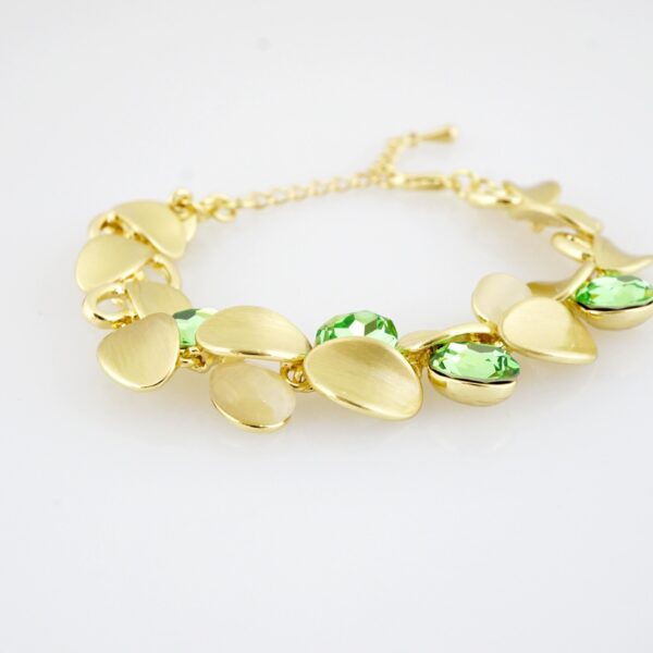 Brazalete de Acero Bañado en Oro 14k - BR0071