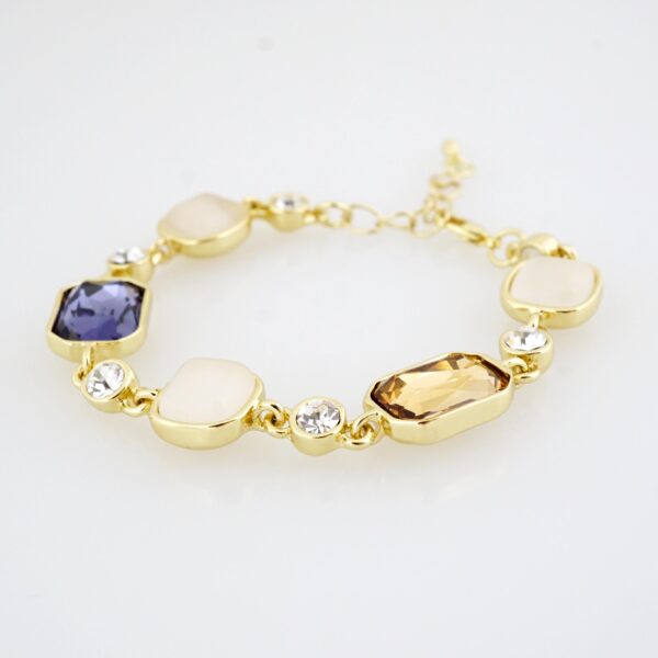 Brazalete de Acero Bañado en Oro 14k - BR0073