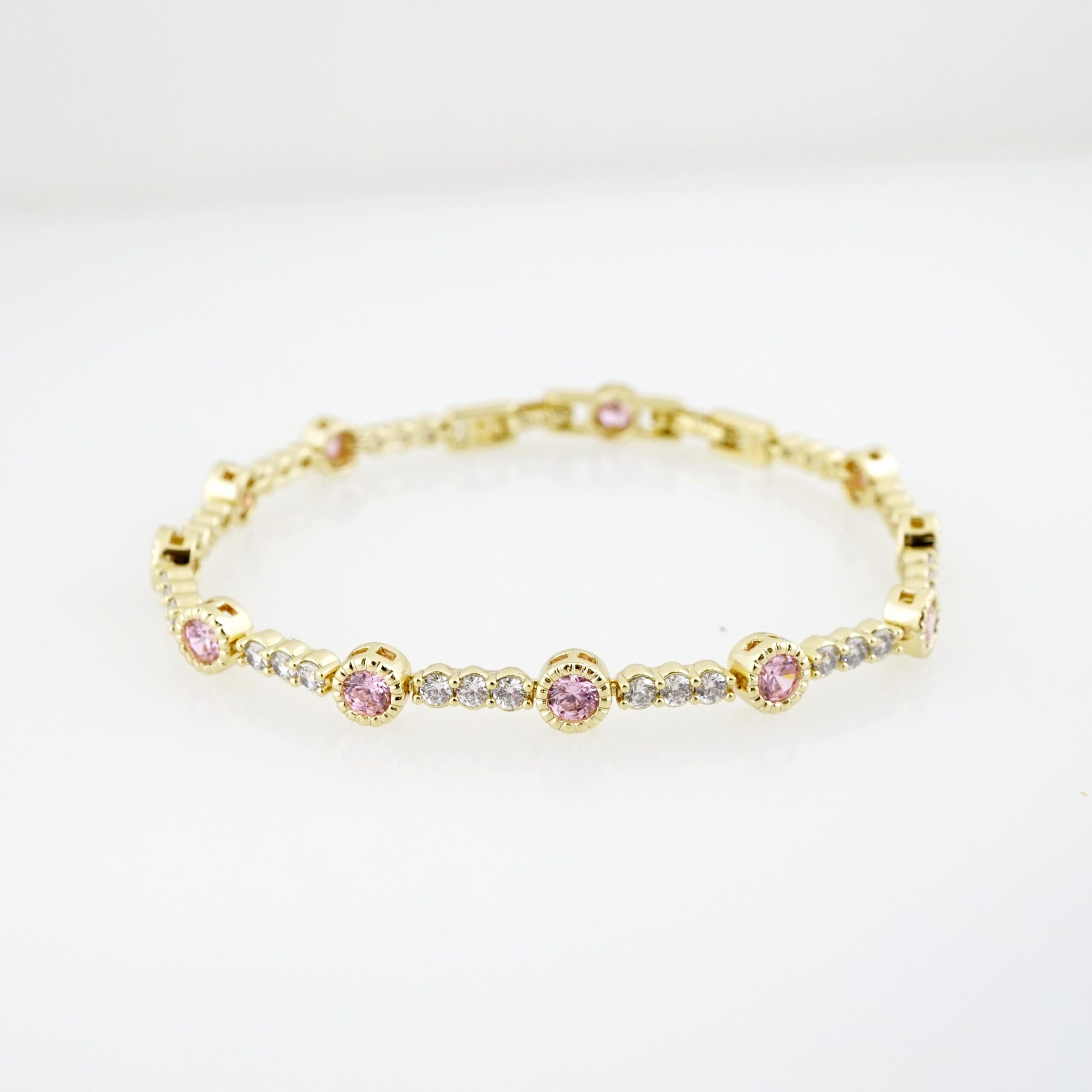 Brazalete de Acero Bañado en Oro 14k - BR0095