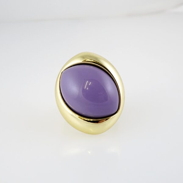 Anillo de Acero Inoxidable Bañado en Oro 14k - RG0067