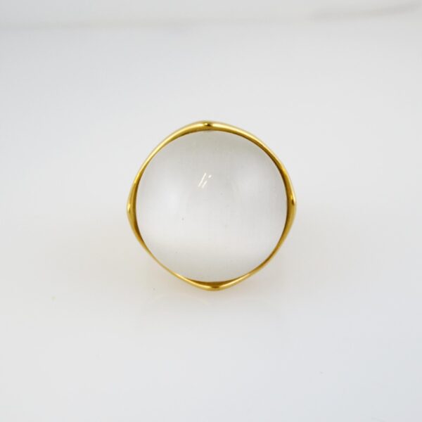 Anillo de Acero Inoxidable Bañado en Oro 14k - RG0071