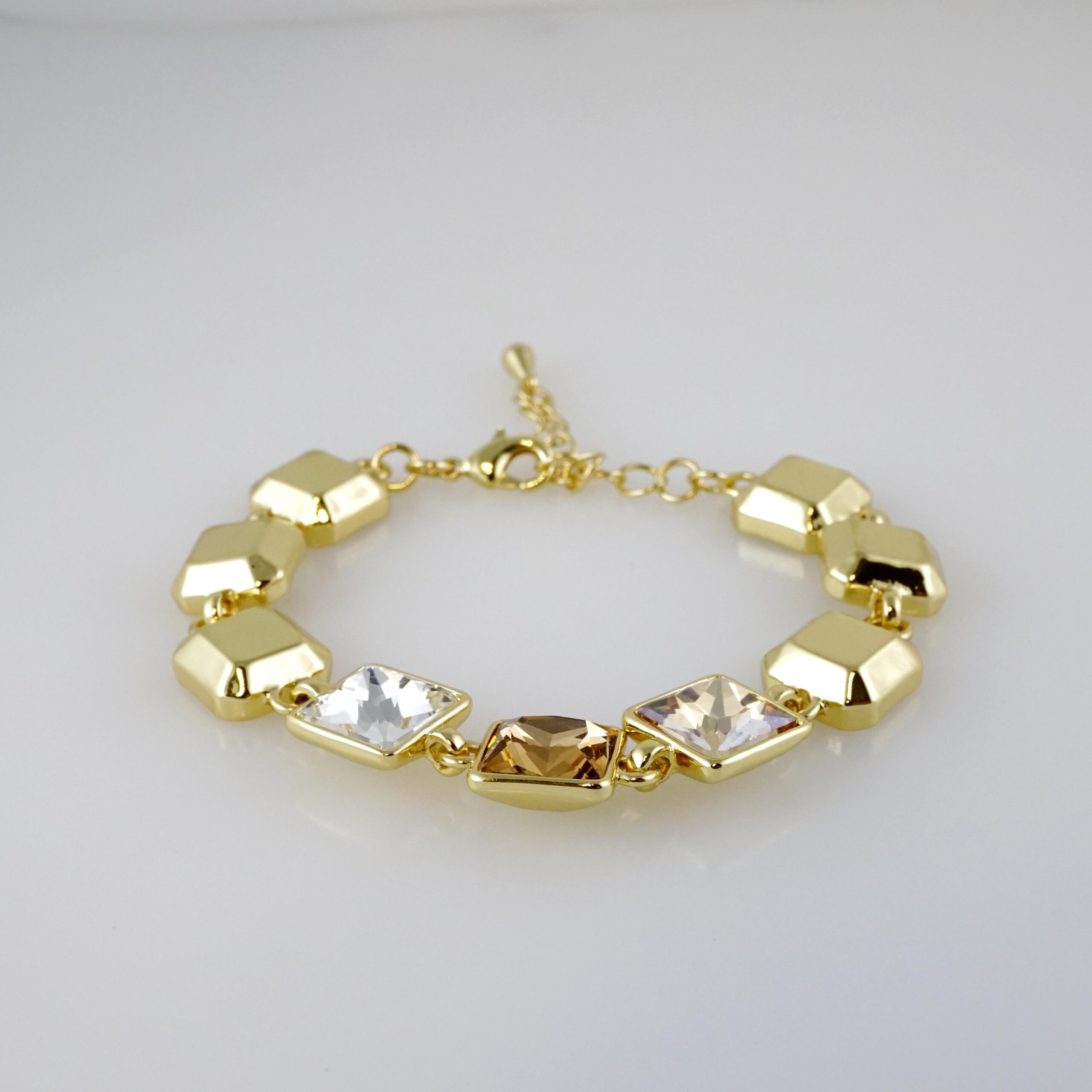 Brazalete de Acero Bañado en Oro 14k - BR0109