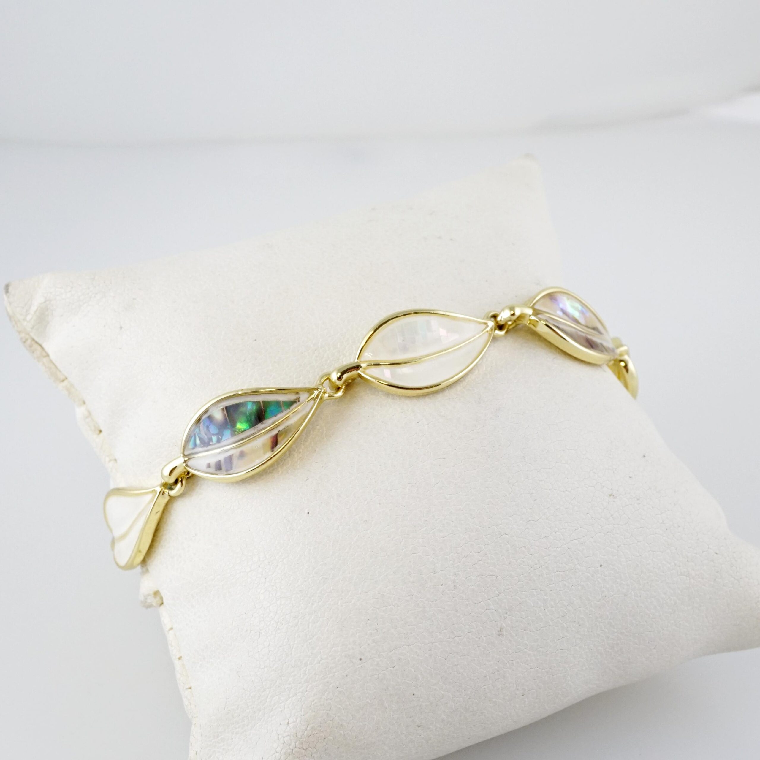 Brazalete de Acero Bañado en Oro 14k - BR0108 - Imagen 2