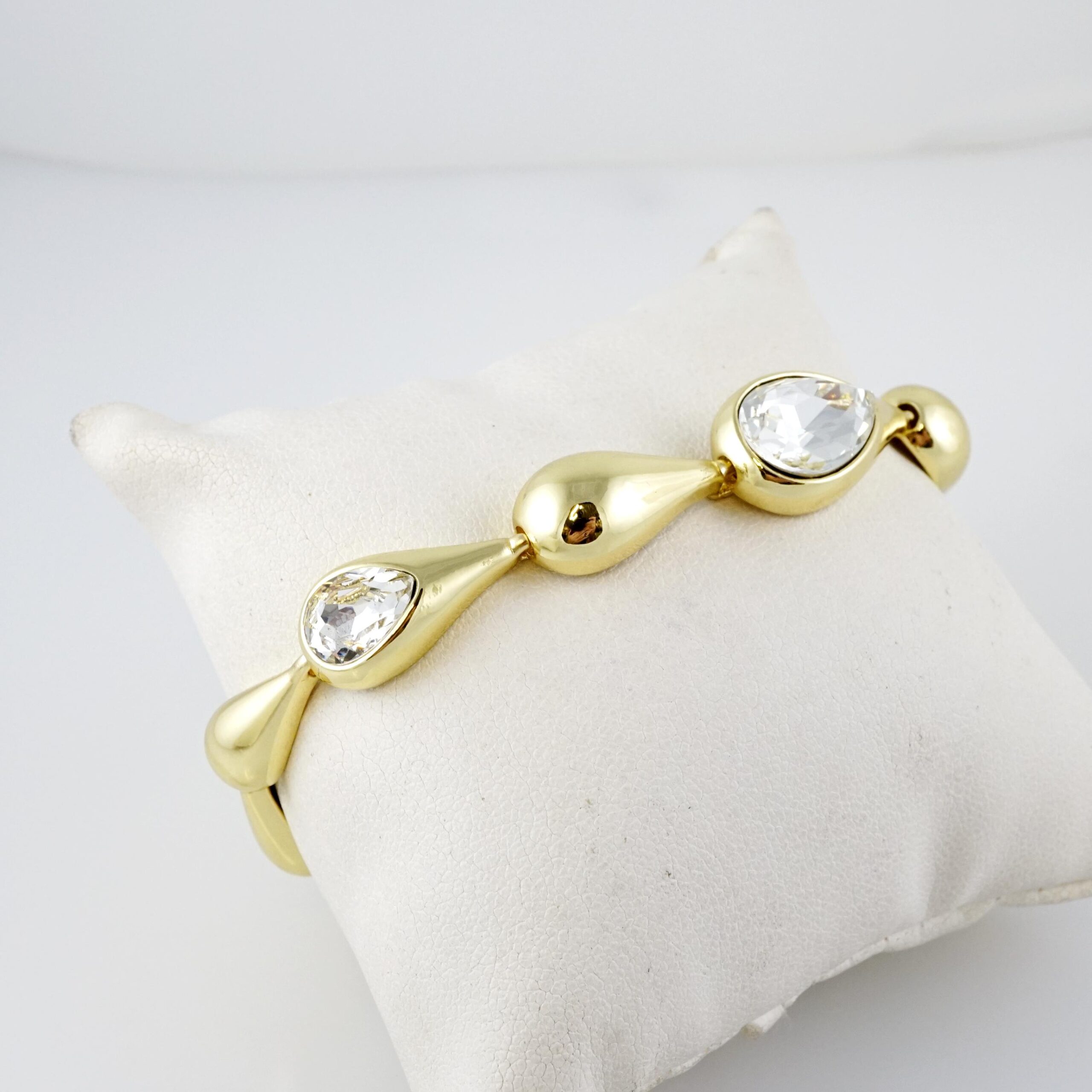 Brazalete de Acero Bañado en Oro 14k - BR0102 - Imagen 2