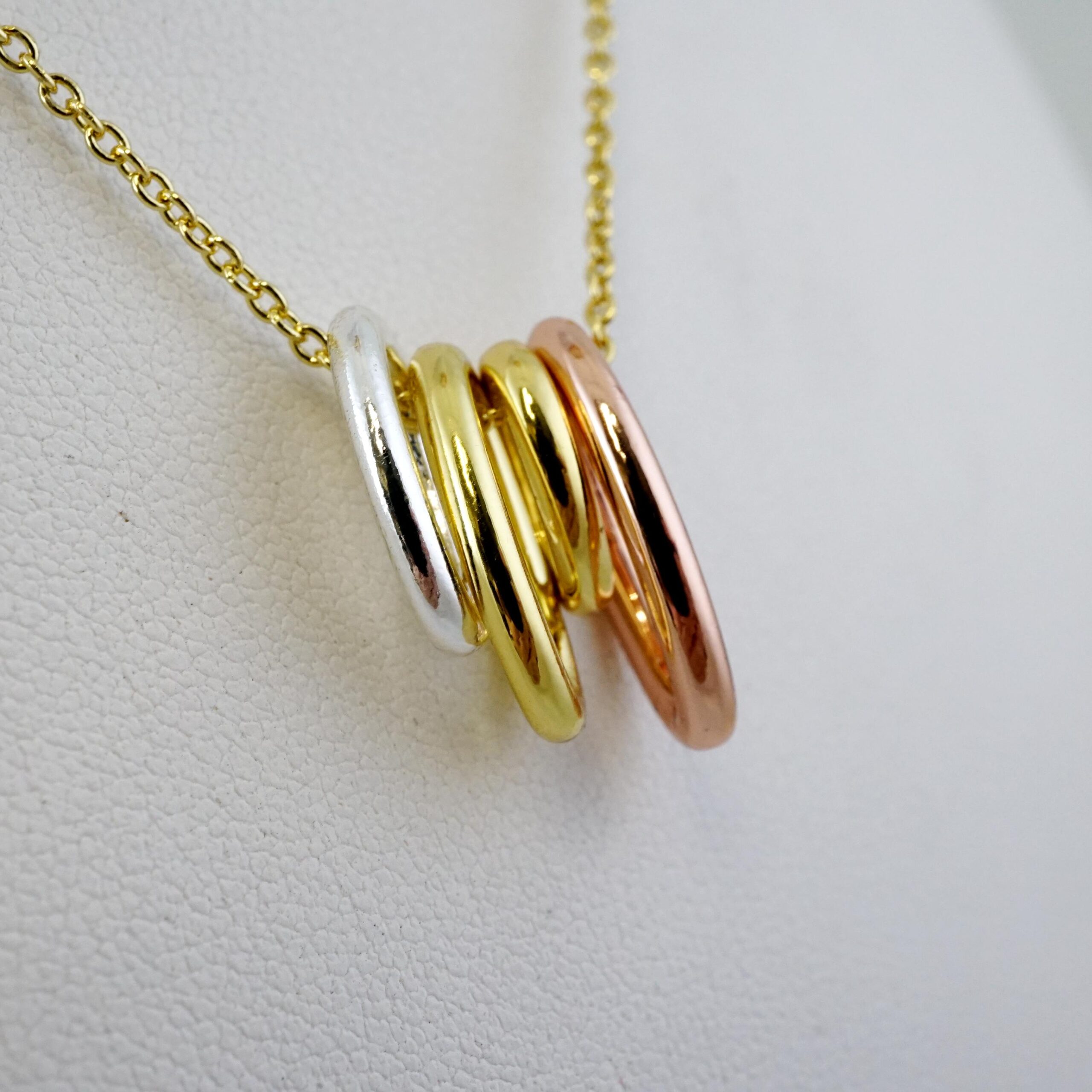 Set de Acero Inoxidable Bañado en Oro 14k - SET119 - Imagen 2