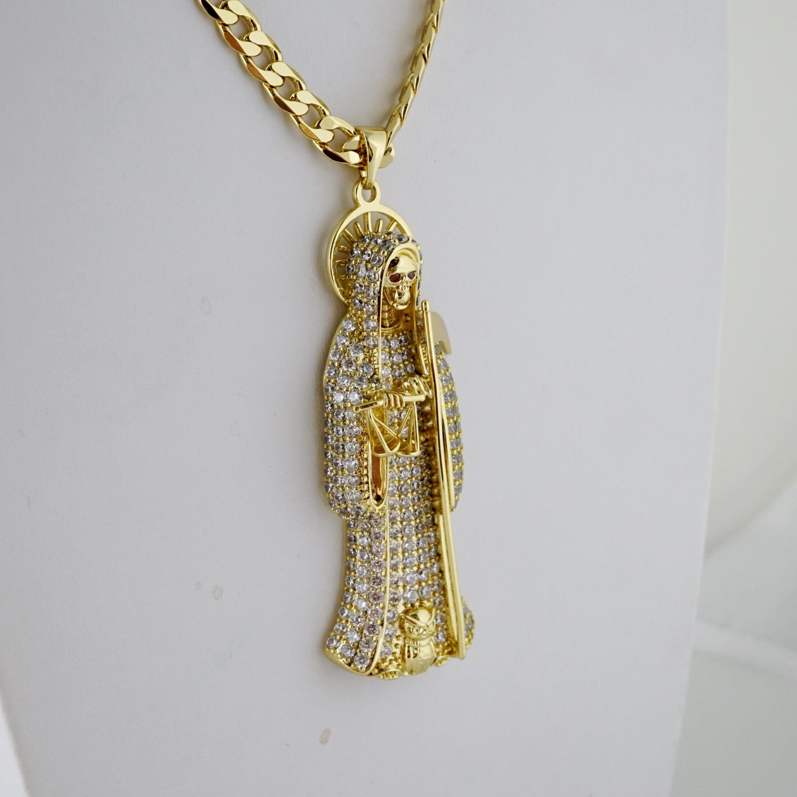 Cadena de Hombre en Acero Bañada en Oro 14k – MCH1 - Imagen 2