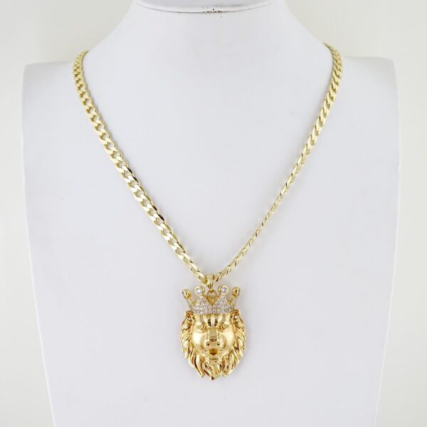 Cadena de Hombre en Acero Bañada en Oro 14k – MCH077