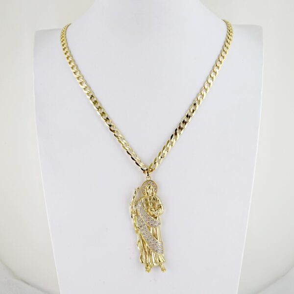 Cadena de Hombre en Acero Bañada en Oro 14k – MCH083