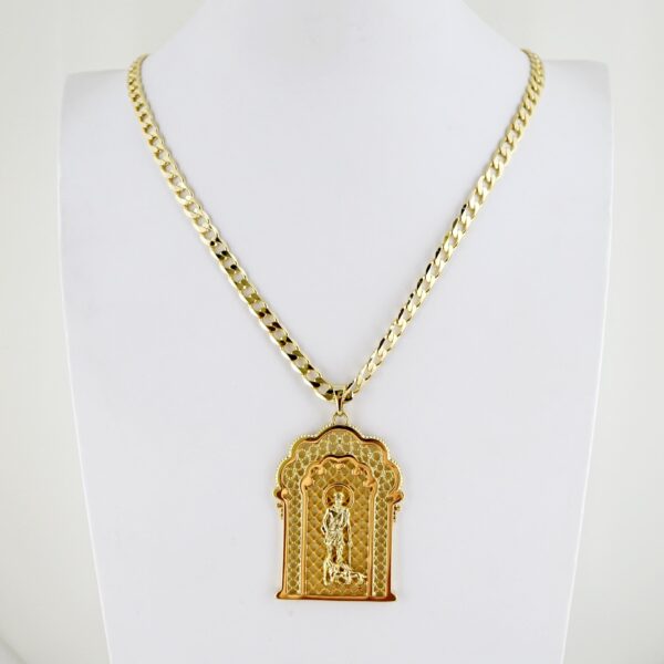 Cadena de Hombre en Acero Bañada en Oro 14k – MCH084