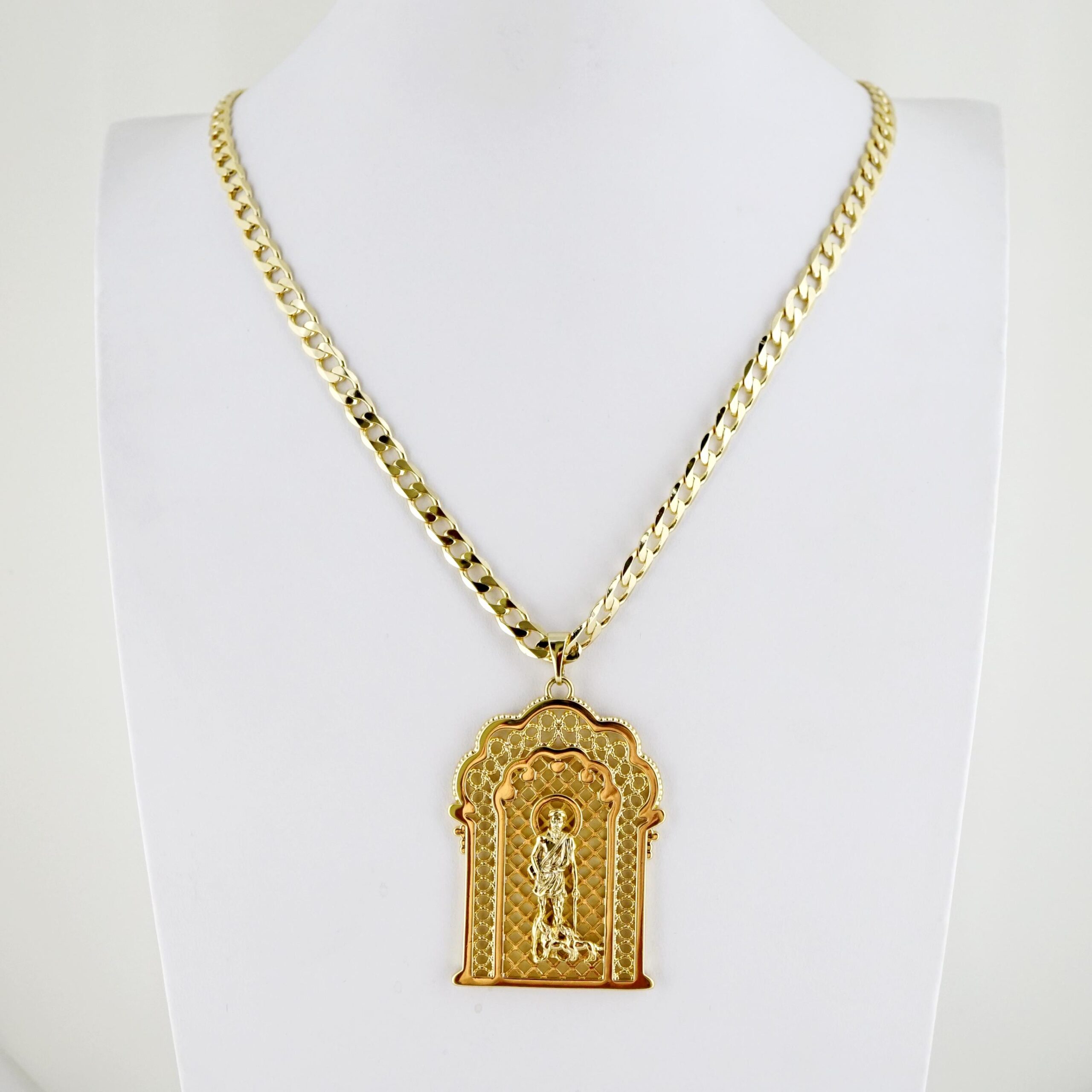 Cadena de Hombre en Acero Bañada en Oro 14k – MCH084