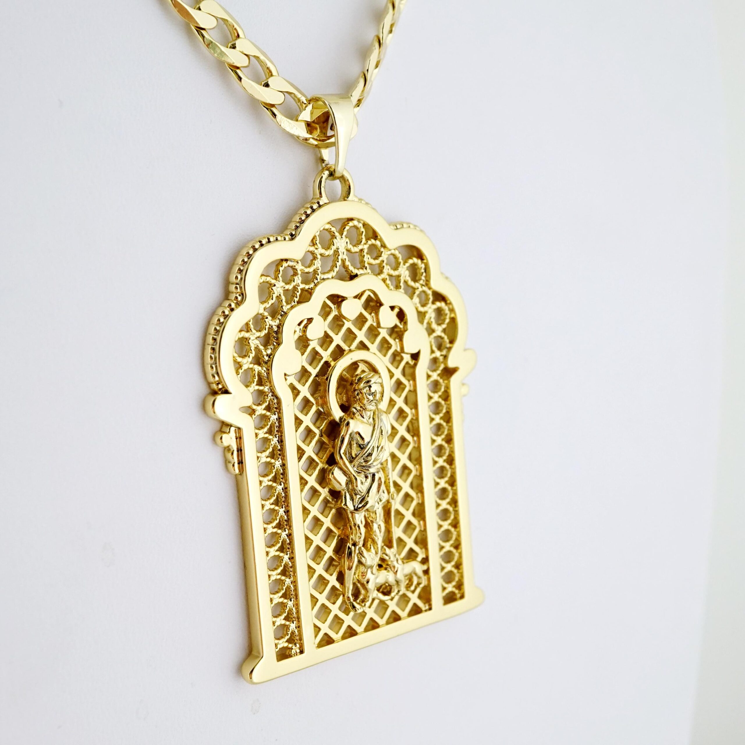 Cadena de Hombre en Acero Bañada en Oro 14k – MCH084 - Imagen 2