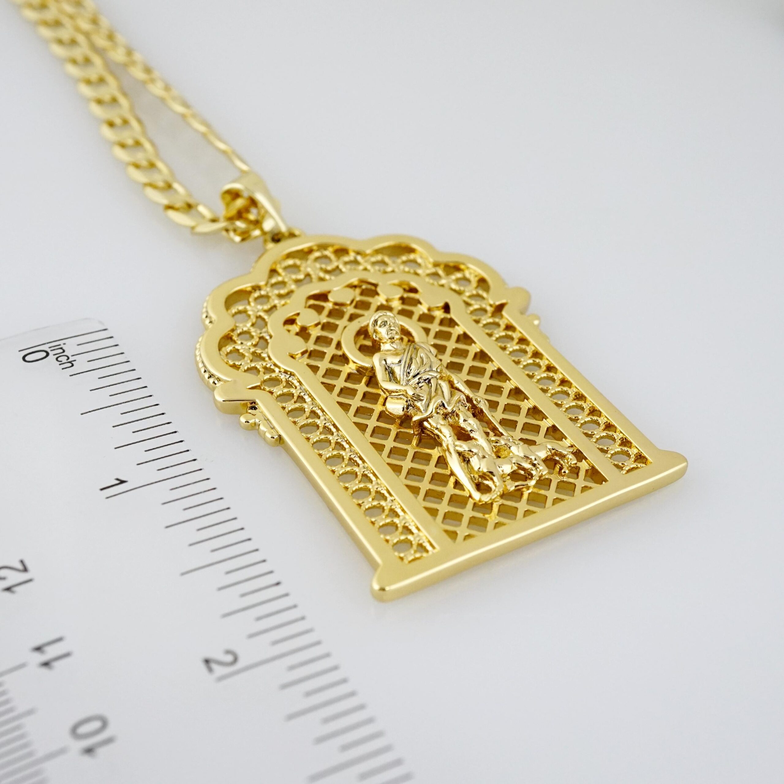 Cadena de Hombre en Acero Bañada en Oro 14k – MCH084 - Imagen 3