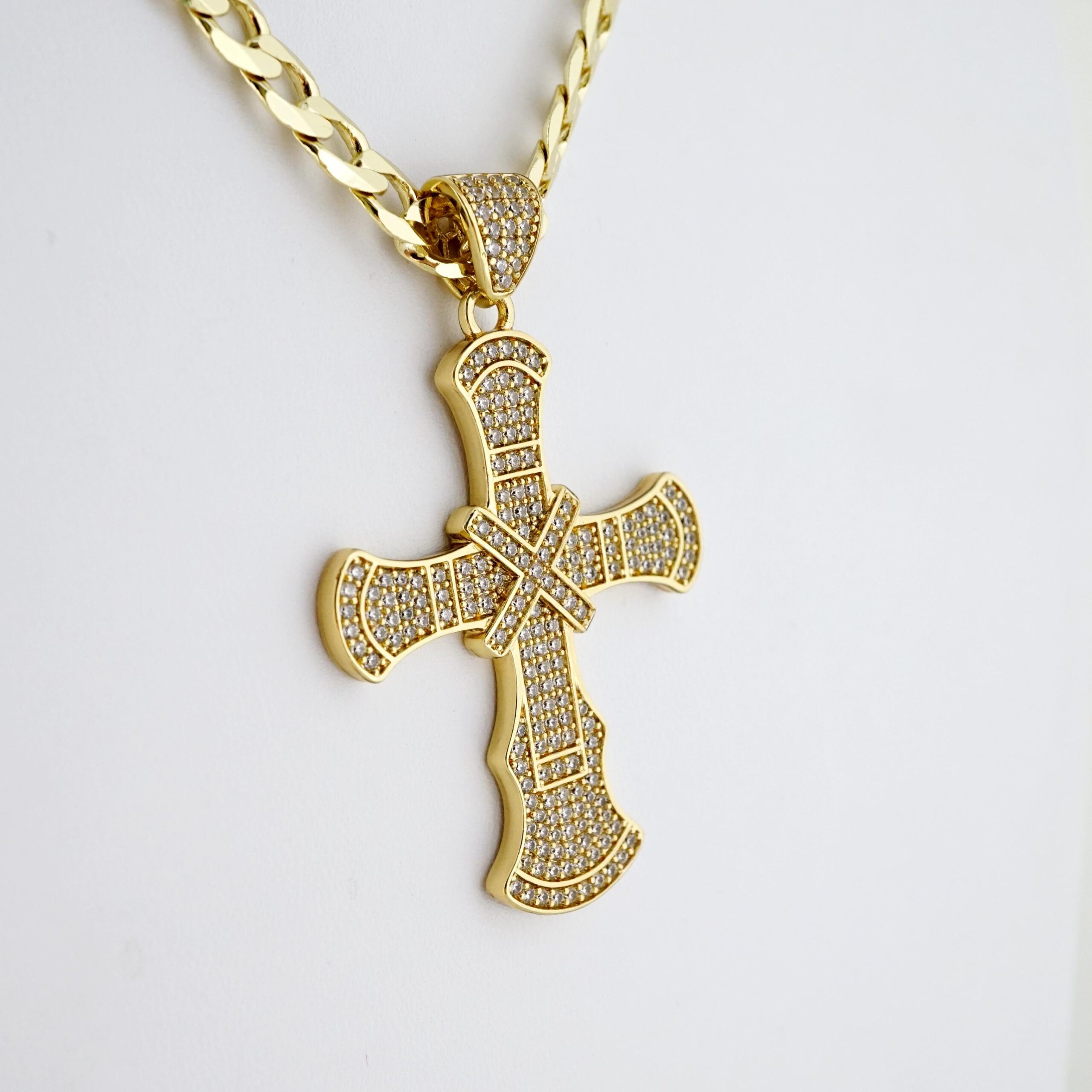 Cadena de Hombre en Acero Bañada en Oro 14k – MCH085 - Imagen 2