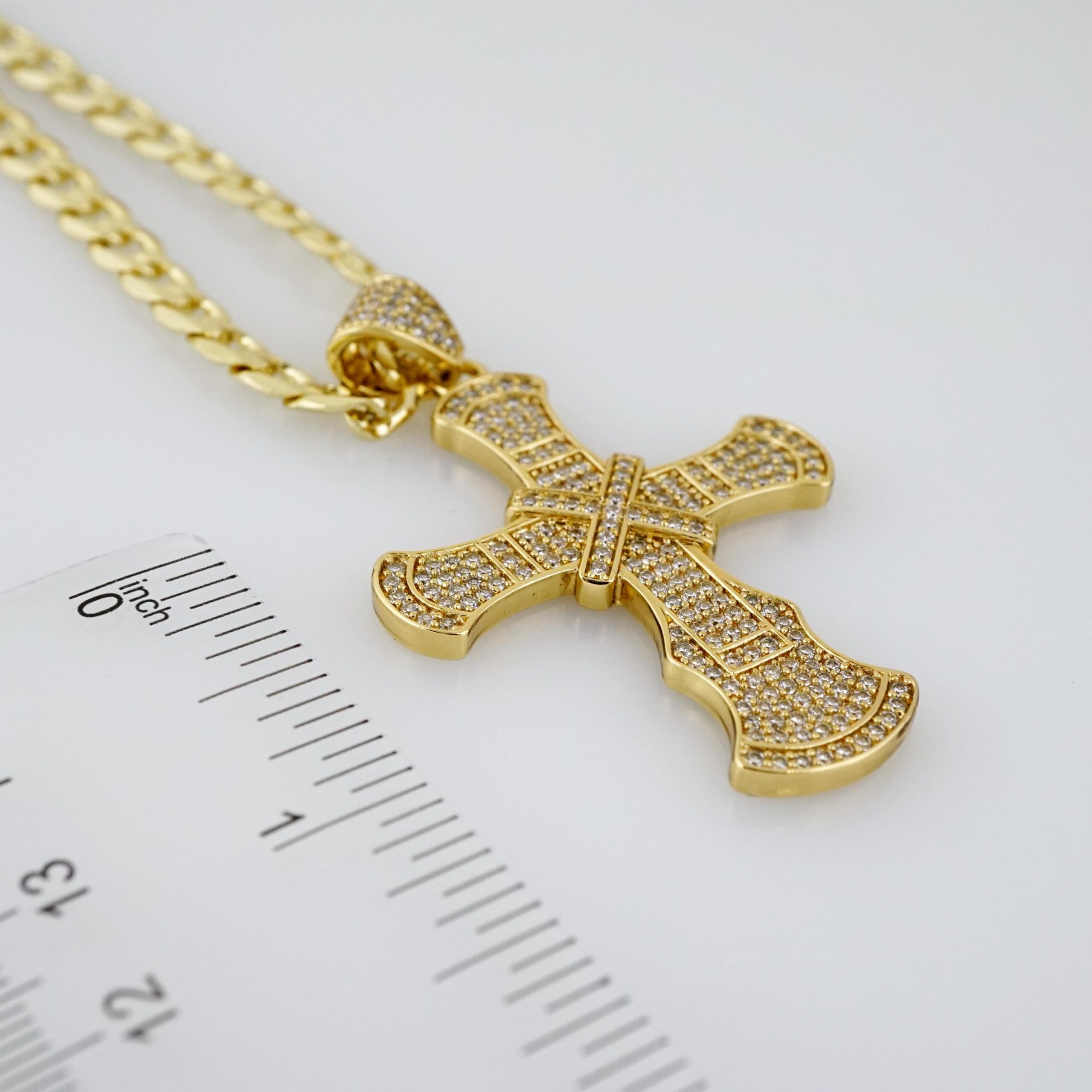 Cadena de Hombre en Acero Bañada en Oro 14k – MCH085 - Imagen 3