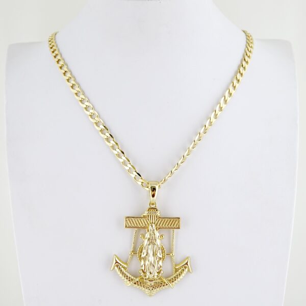 Cadena de Hombre en Acero Bañada en Oro 14k – MCH087