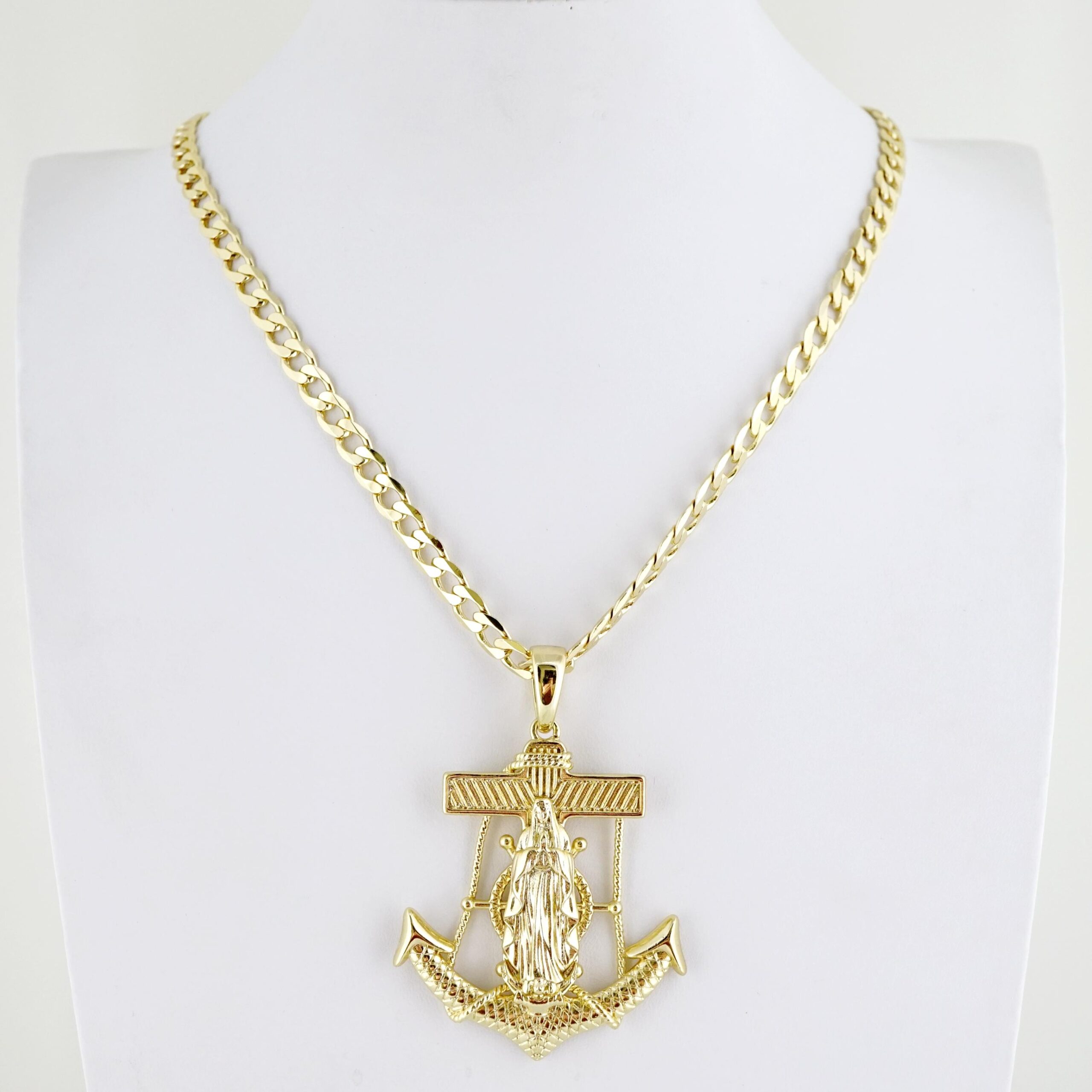 Cadena de Hombre en Acero Bañada en Oro 14k – MCH087