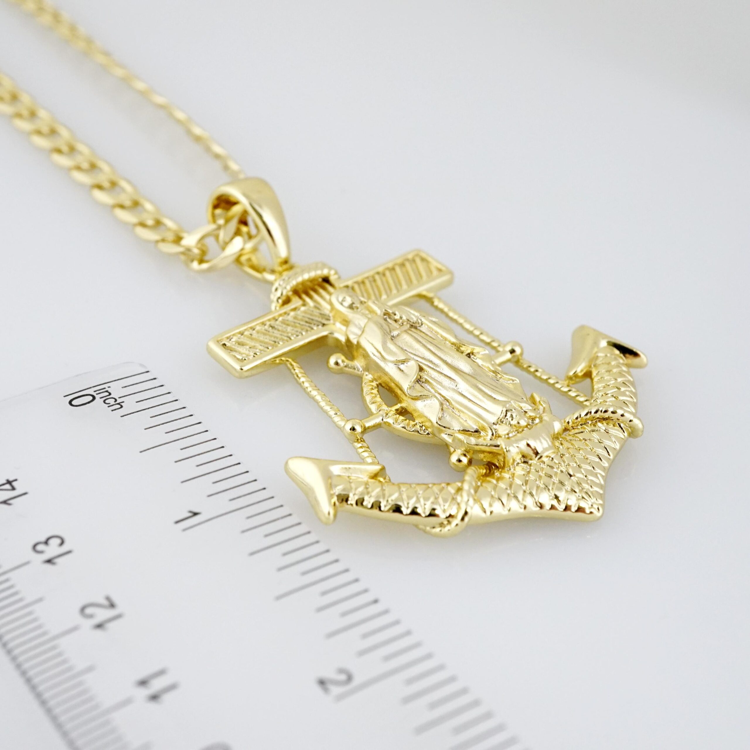 Cadena de Hombre en Acero Bañada en Oro 14k – MCH087 - Imagen 3