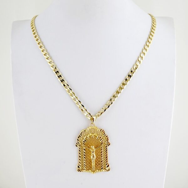 Cadena de Hombre en Acero Bañada en Oro 14k – MCH090