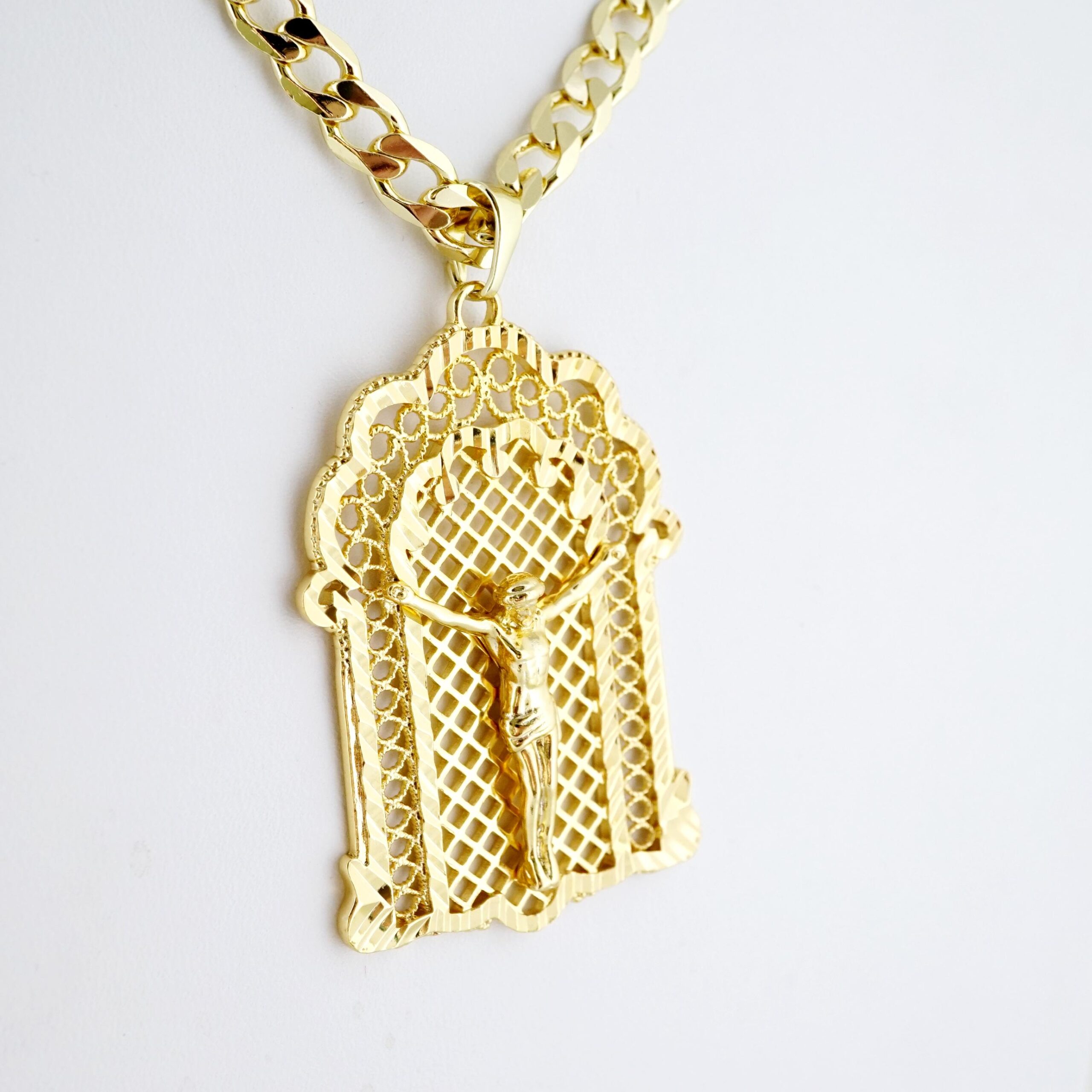 Cadena de Hombre en Acero Bañada en Oro 14k – MCH090 - Imagen 2