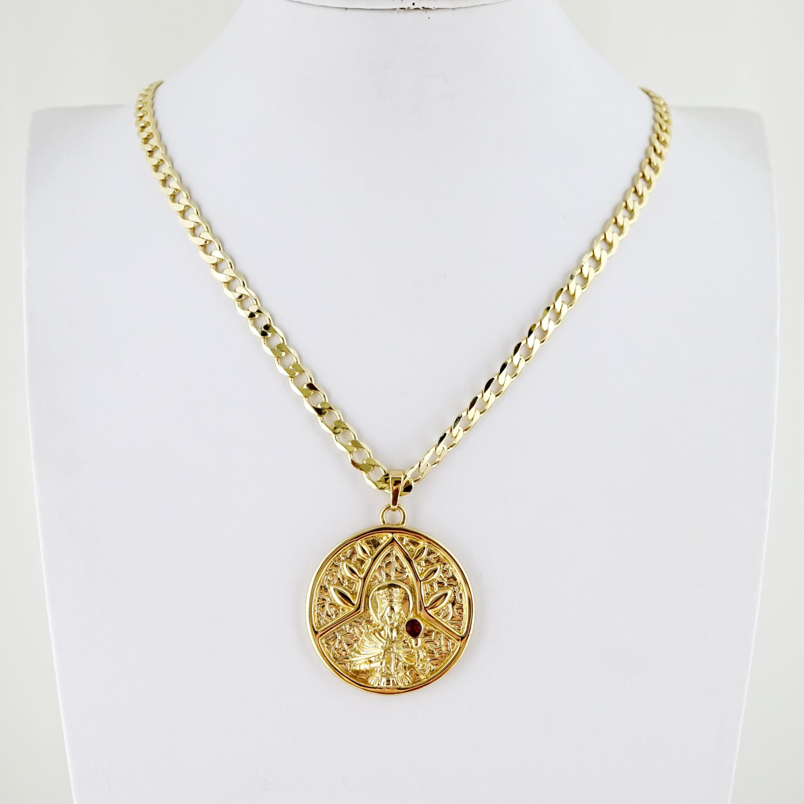 Cadena de Hombre en Acero Bañada en Oro 14k – MCH088