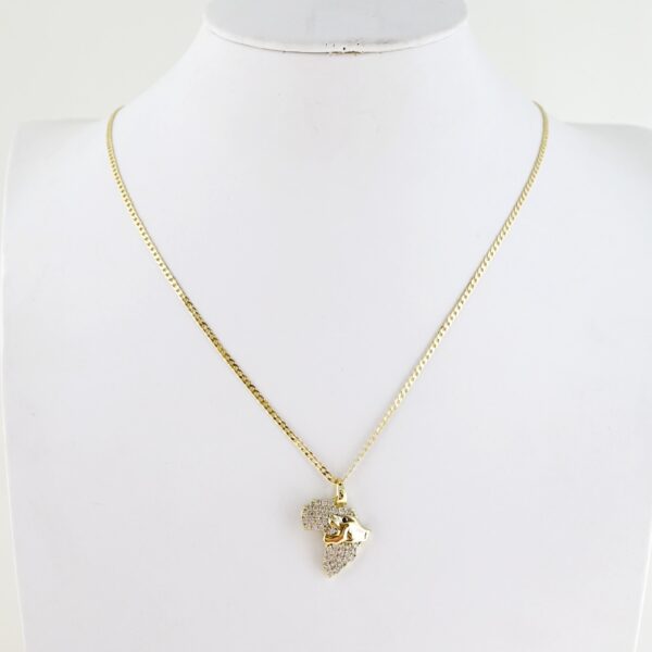 Cadena de Acero Inoxidable Bañada en Oro 14k – CH0240