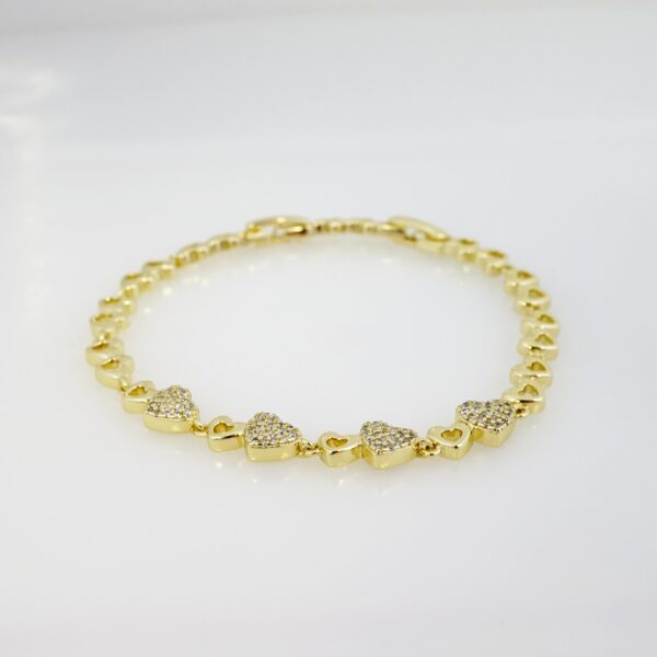 Brazalete de Acero Bañado en Oro 14k - BR0132