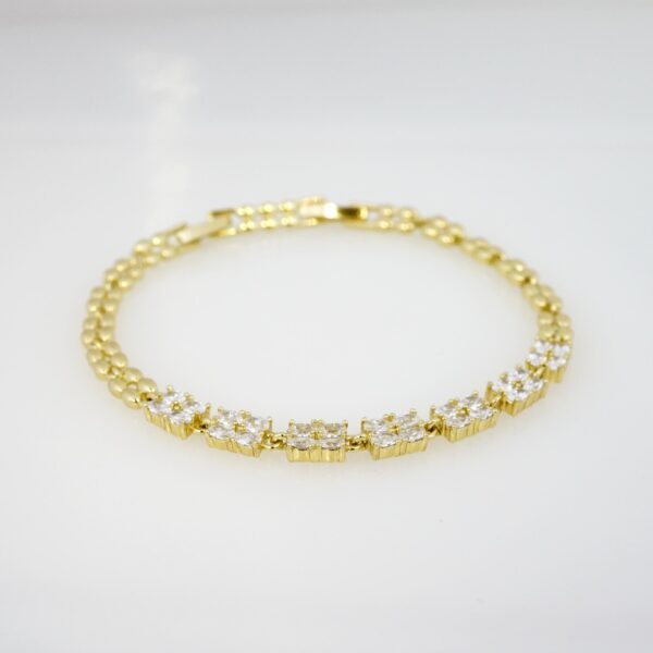 Brazalete de Acero Bañado en Oro 14k - BR0120